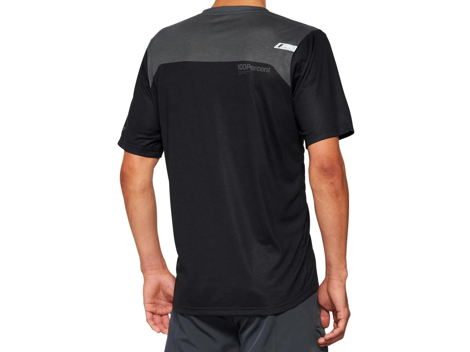 Airmatic Short Sleeve Jersey - Black/Charcoal - Image 2