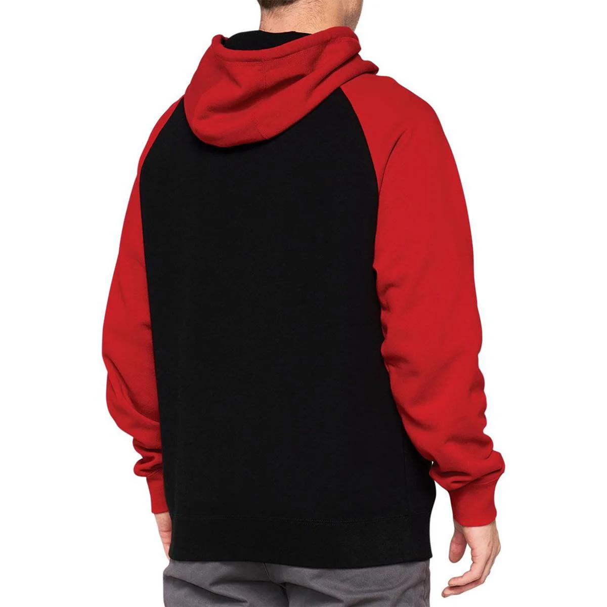 Barrage Hooded Pullover Sweatshirt - Chilli Pepper/Black - Image 2