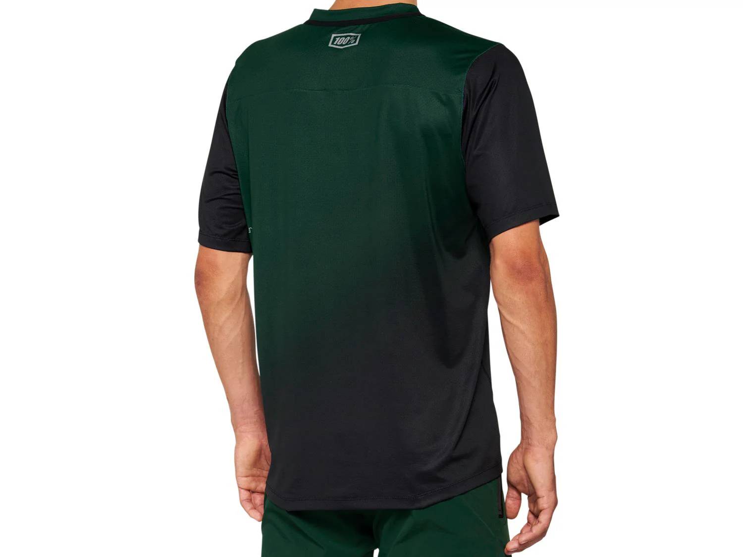 Celium Short Sleeve Jersey - Forest Green/Black - Image 2