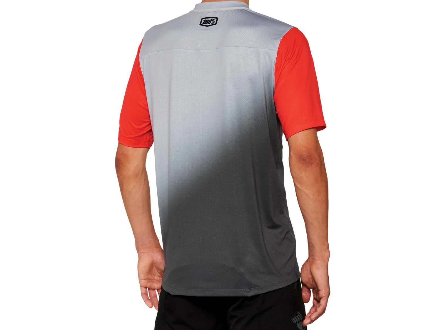 Celium Short Sleeve Jersey - Grey/Racer Red - Image 2