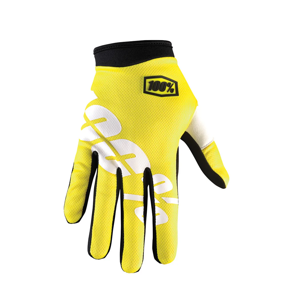 Handschuh Motorcross Itrack neon - gelb-schwarz - Image 2