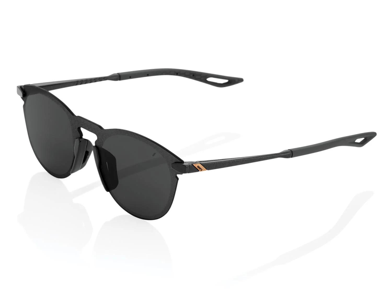 Legere Round - Smoke Lens - Polished Black