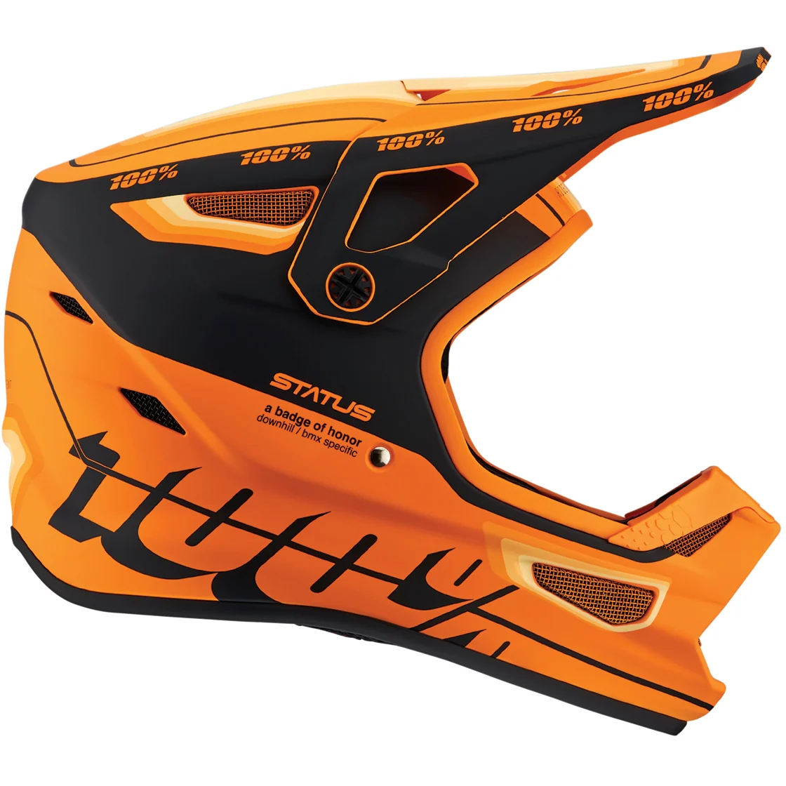 Status youth Helm - Topenga Orange/Black