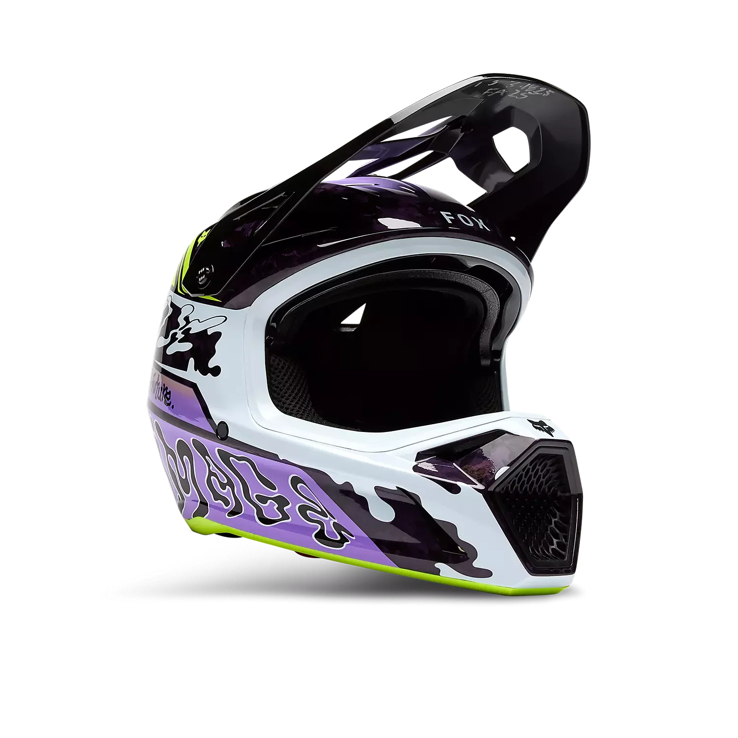 Rampage RS Phantom Limited Edition Fullface Helm, CE/CPSC - Purple - Image 2