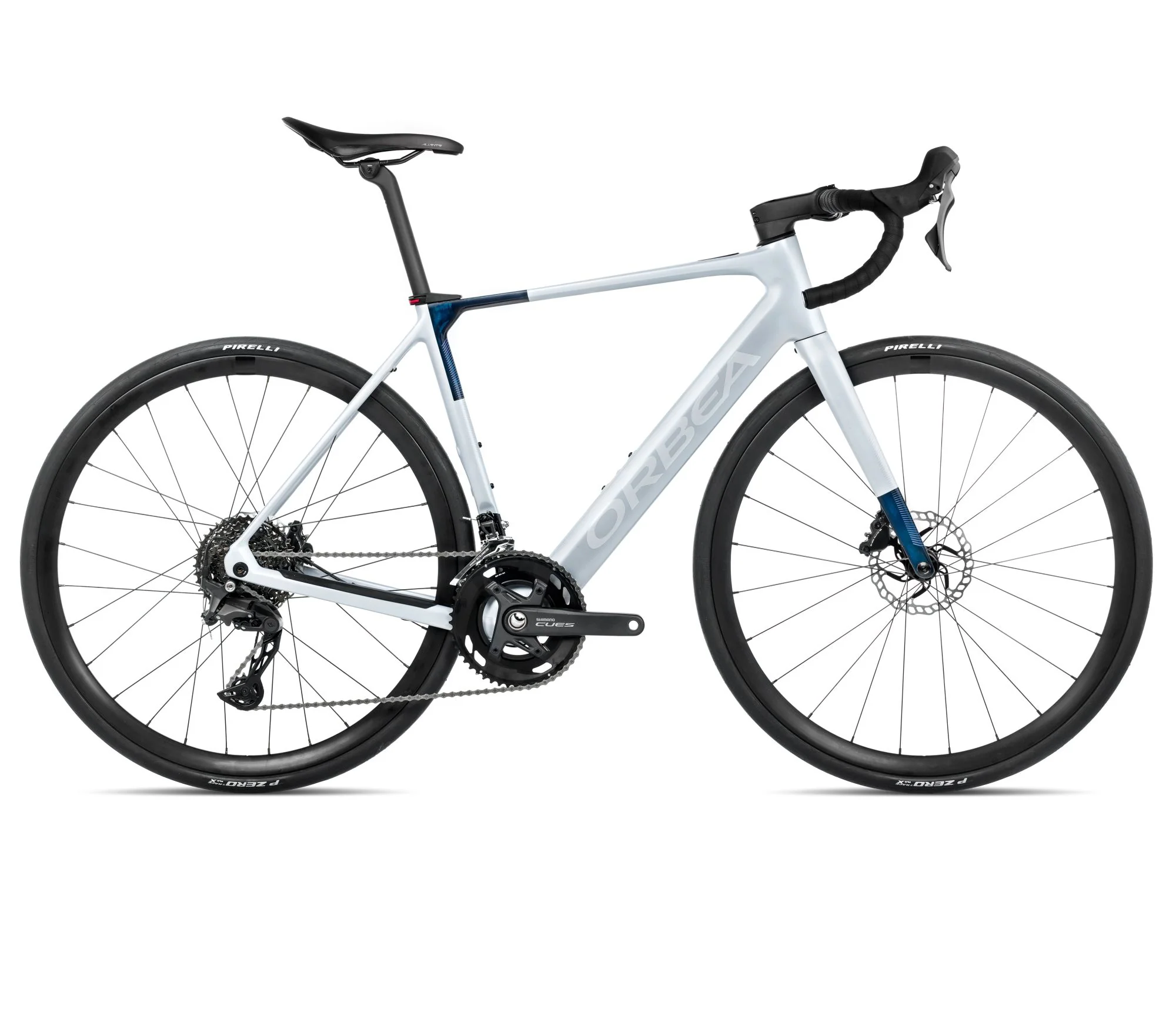 GAIN M40 - Halo Silver (Matt) - Blue Carbon View (Gloss) 2025