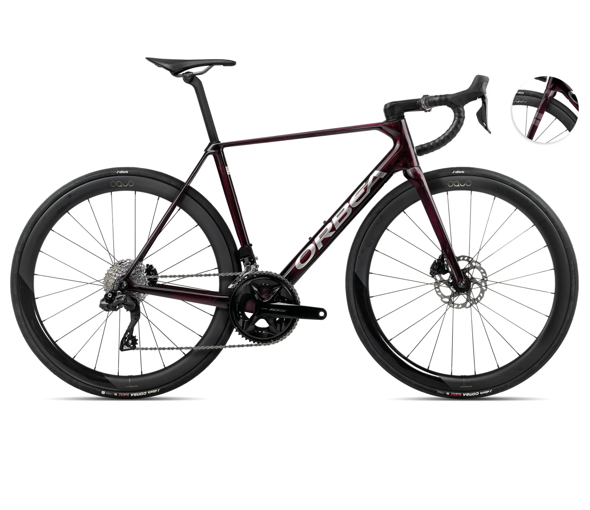 ORCA M30iLTD PWR - Wine Red Carbon View-Titanium (Gloss)