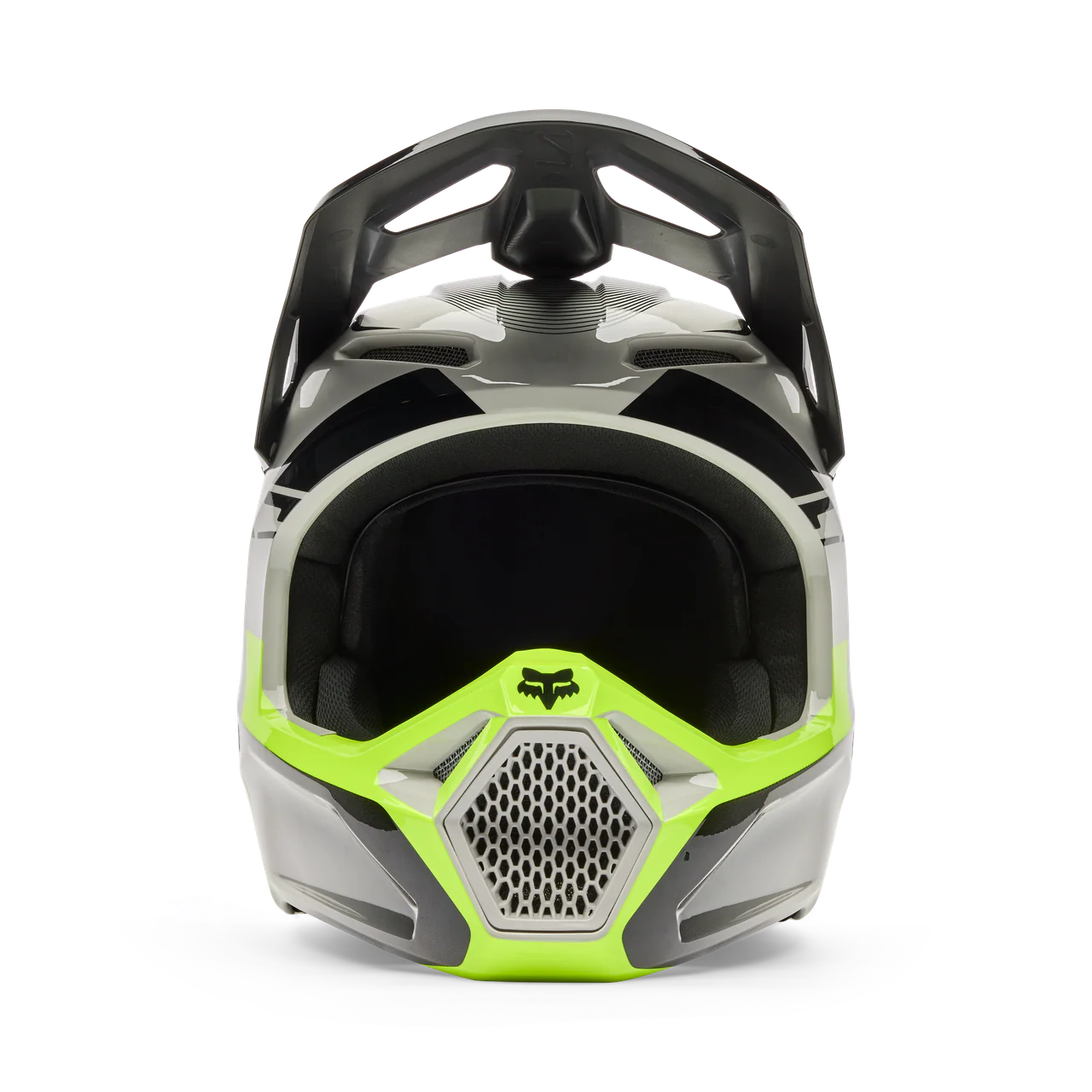 V1 Collect Fullface Helm - Grey/Yellow - Image 3