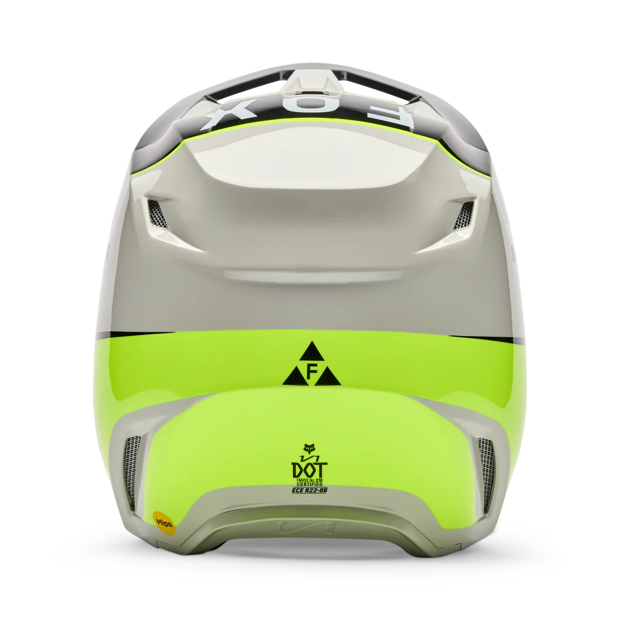 V1 Collect Fullface Helm - Grey/Yellow - Image 5