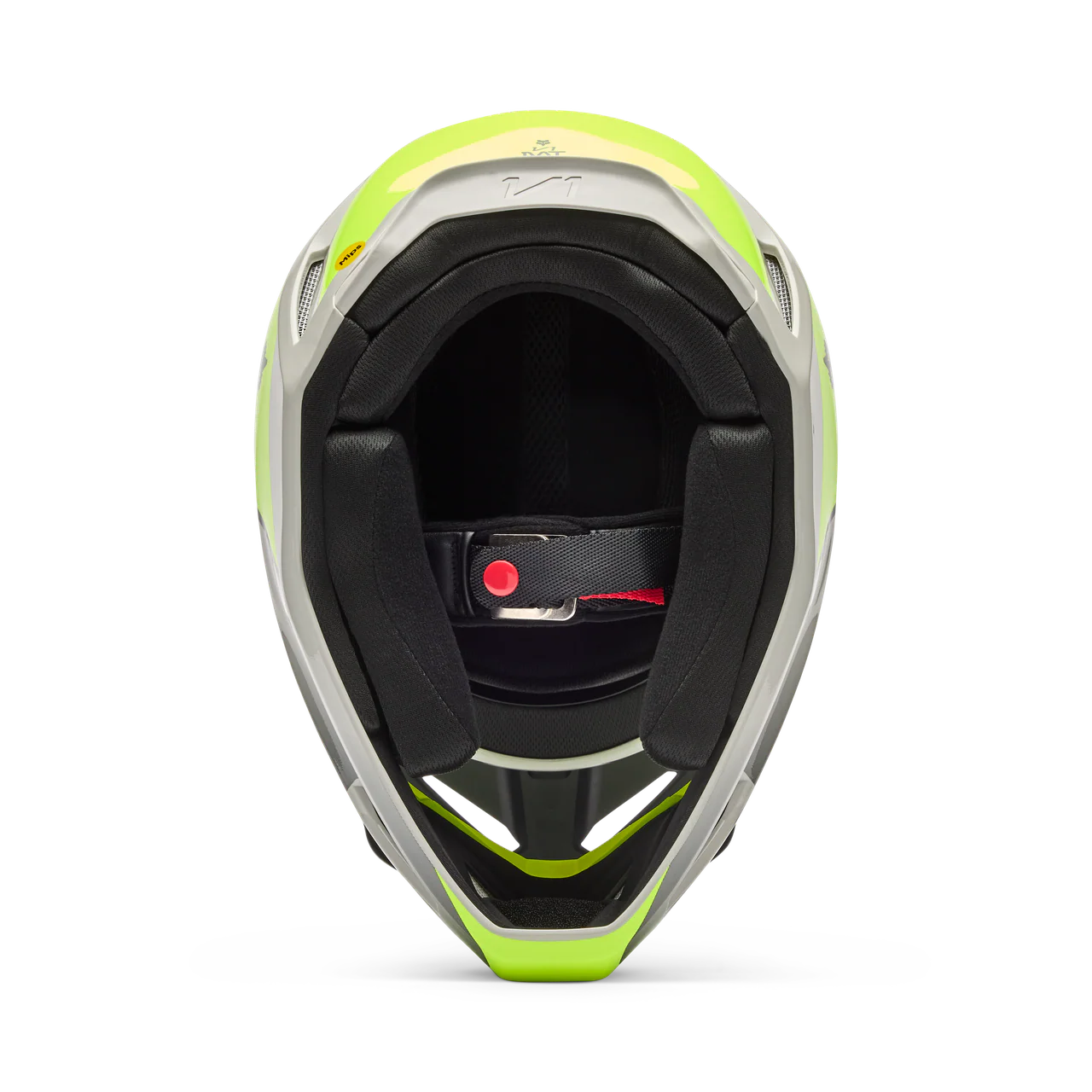 V1 Collect Fullface Helm - Grey/Yellow - Image 6