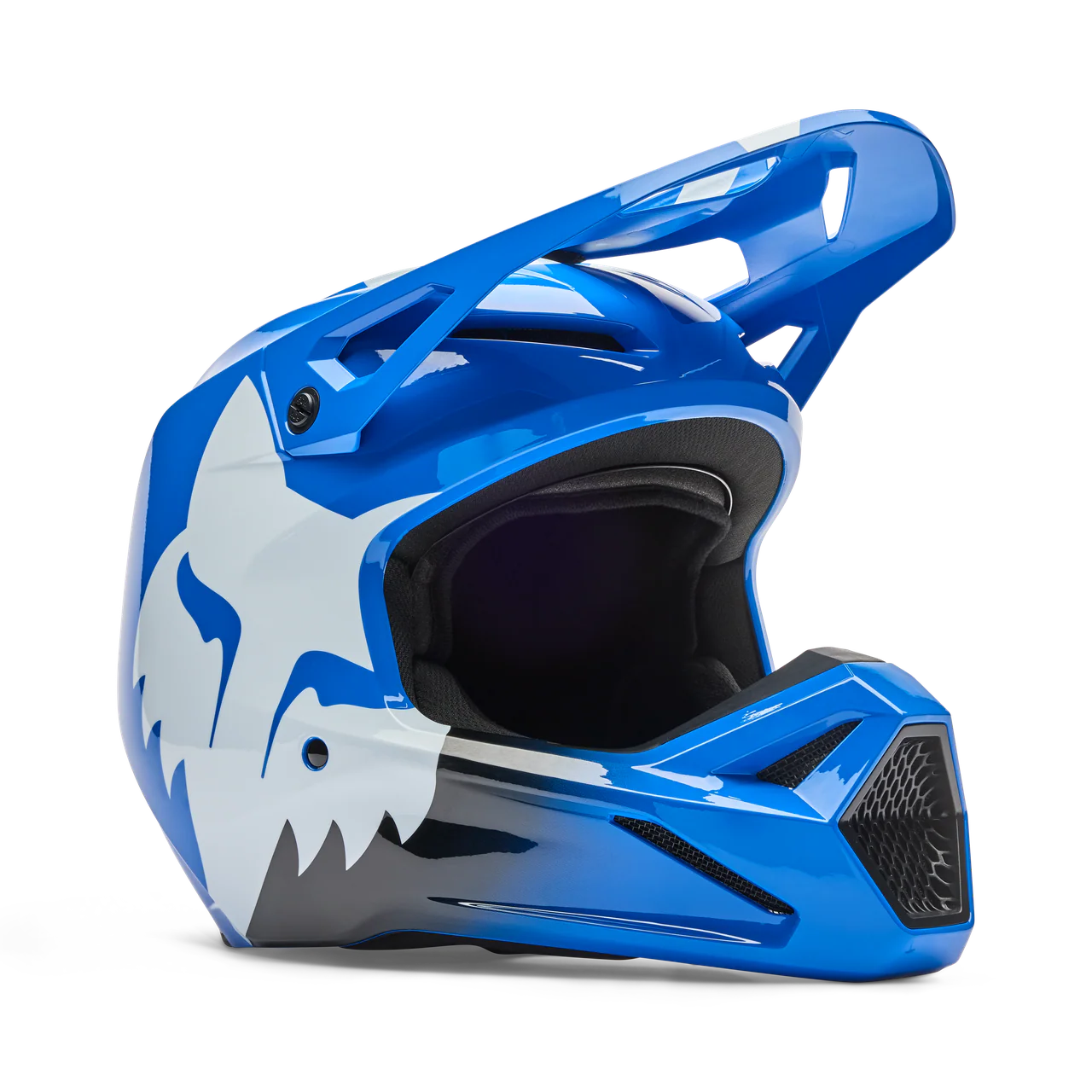 V1 Shield Fullface Helm - Blue - Image 2