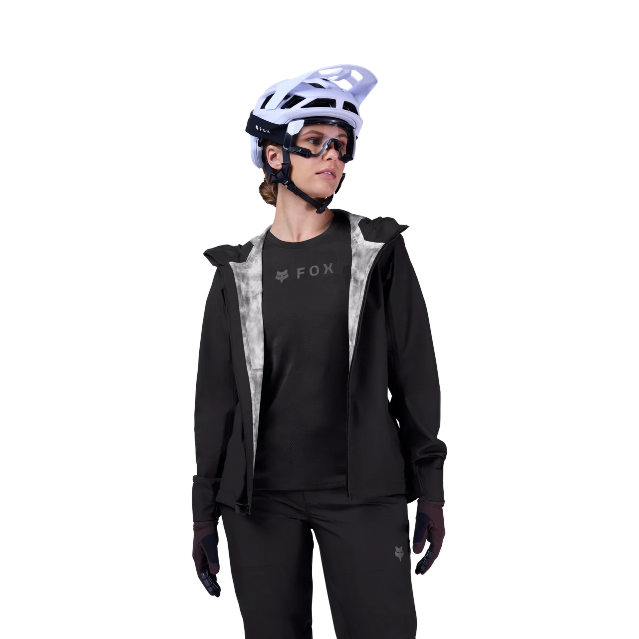 Womens Ranger Regenjacke - Black - Image 5
