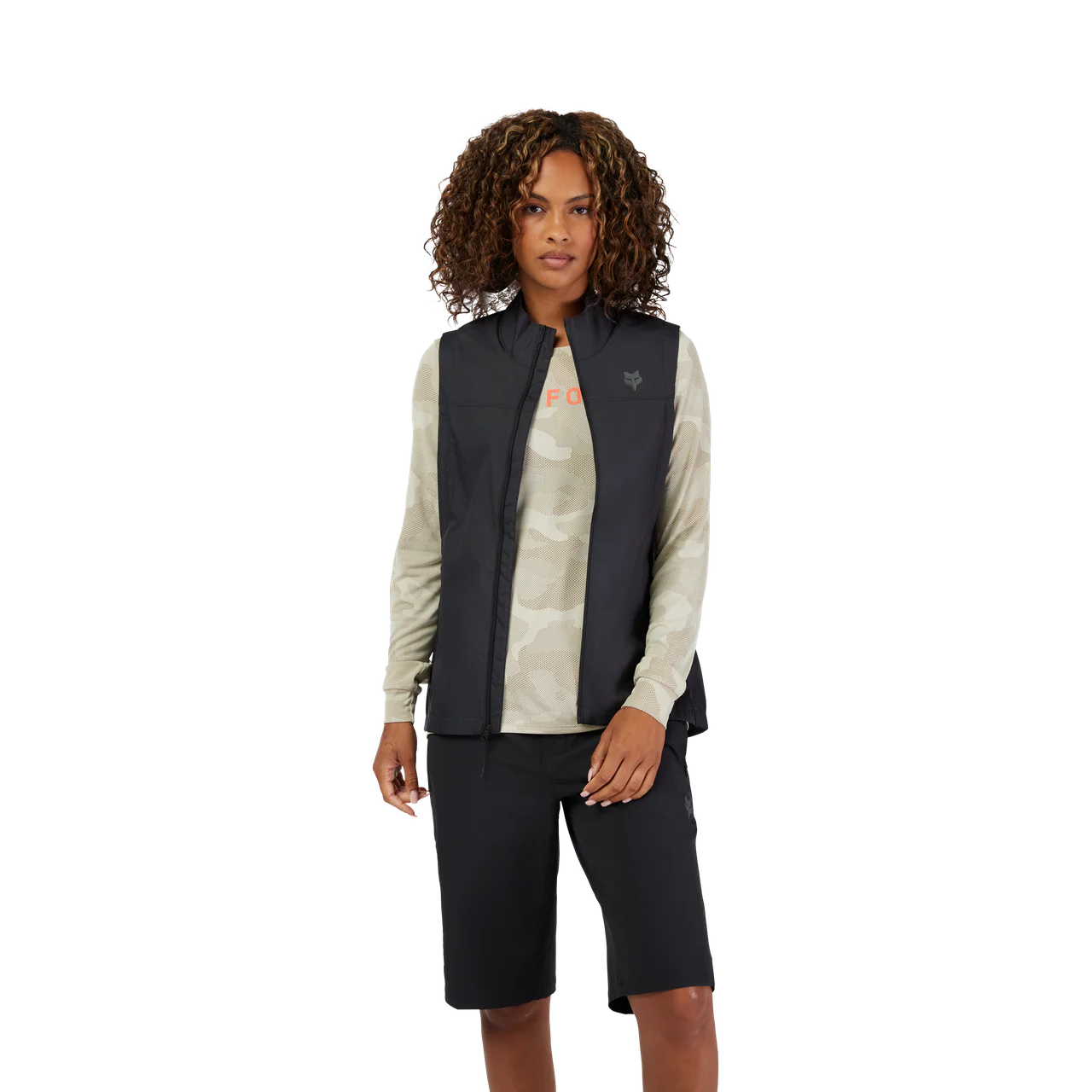 Womens Ranger Wind Vest - Black - Image 3