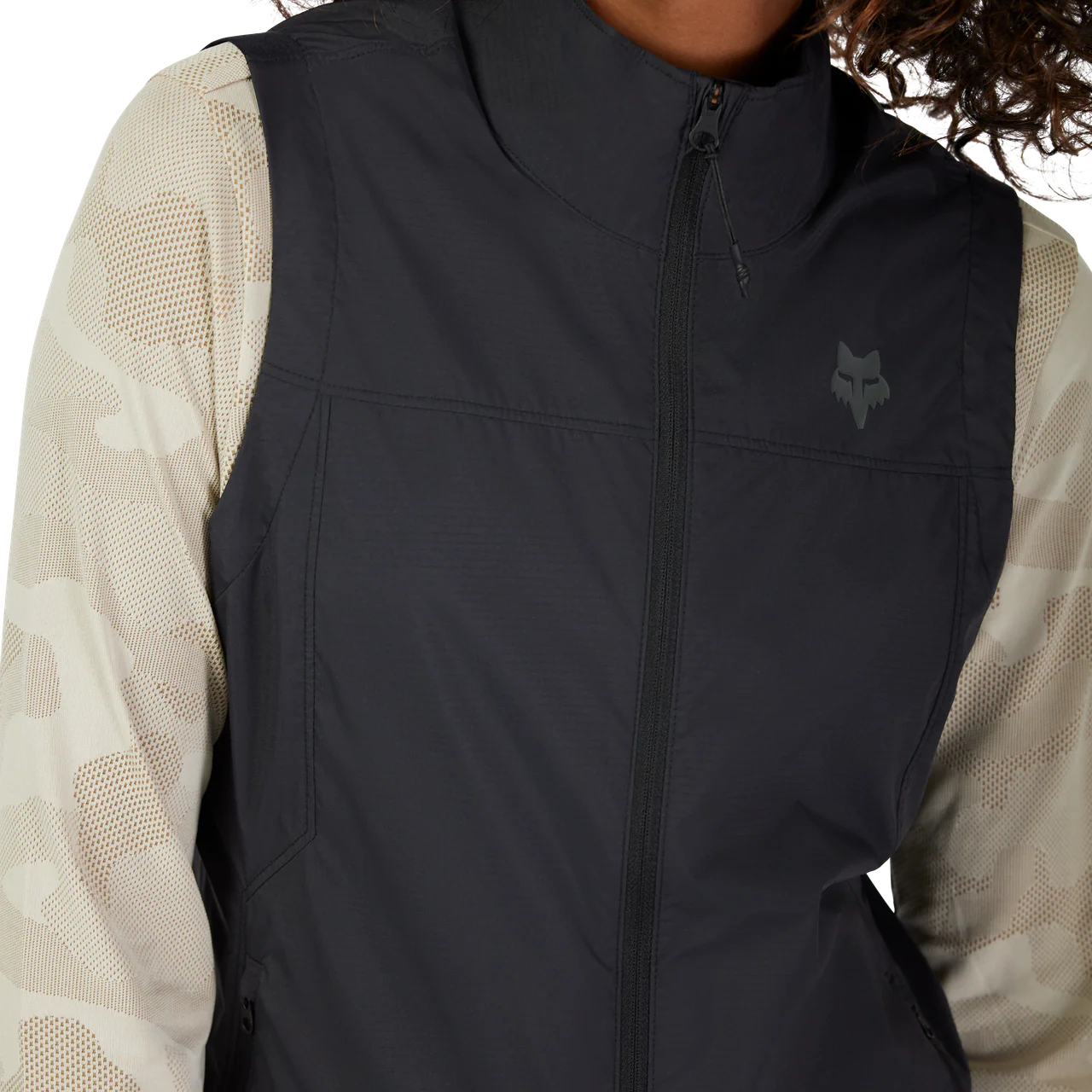Womens Ranger Wind Vest - Black - Image 6