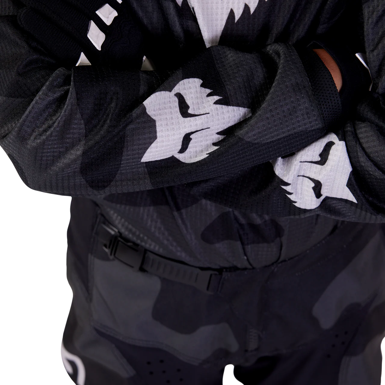 Youth 180 Bnkr Jersey - Black Camo - Image 4