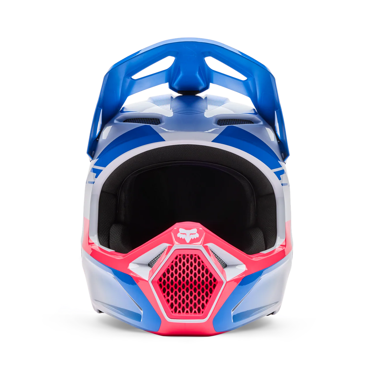 Youth V1 Collect Fullface Helm - Blue/Pink - Image 3