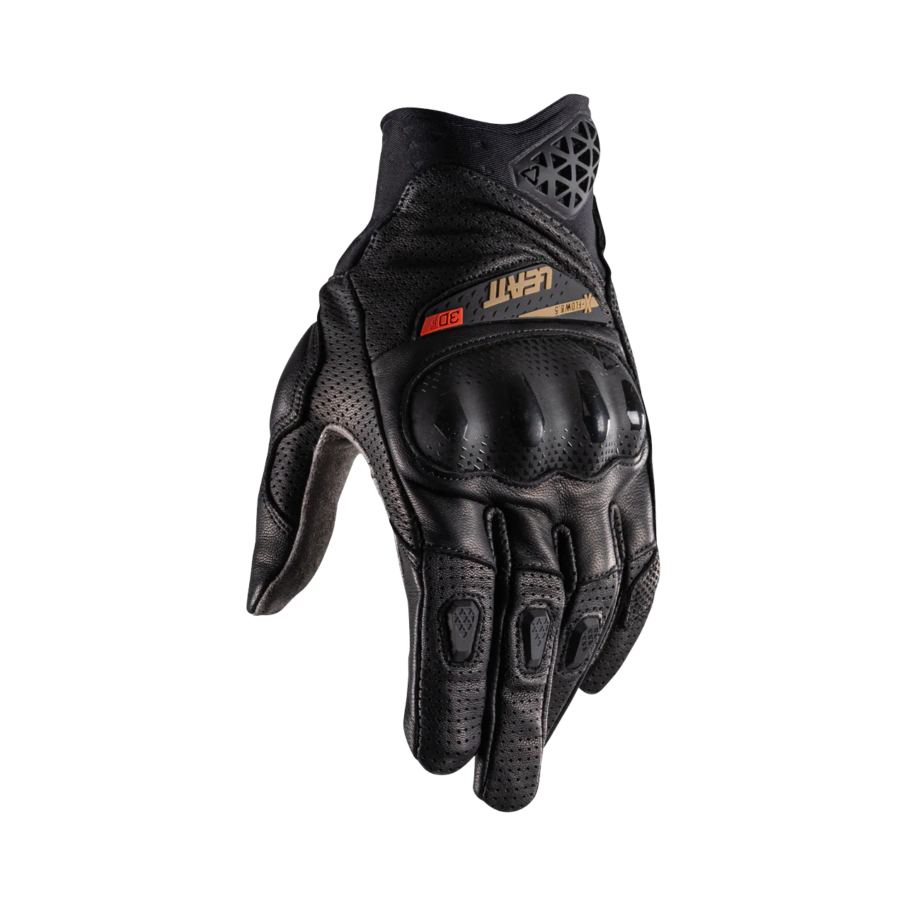Glove ADV X-Flow 8.5 Short - Stealth Black/Grey - Image 2