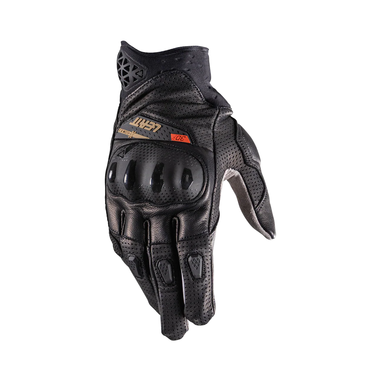 Glove ADV X-Flow 8.5 Short - Stealth Black/Grey - Image 3