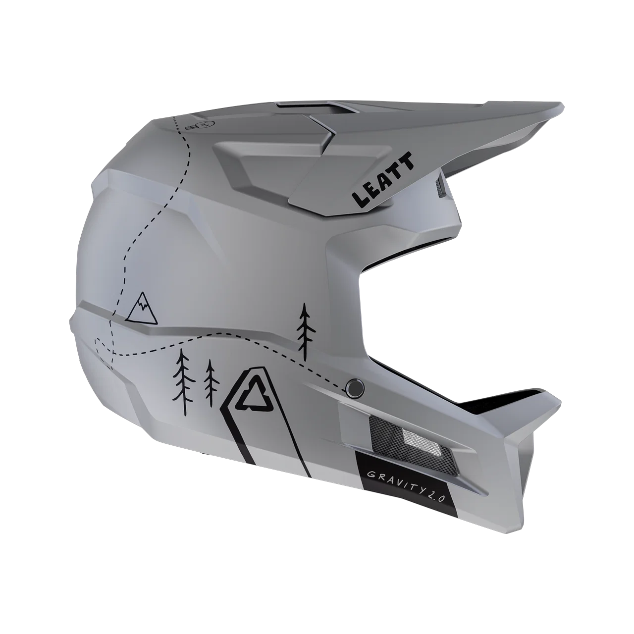 Helmet MTB Gravity 2.0 - Grey - Image 2