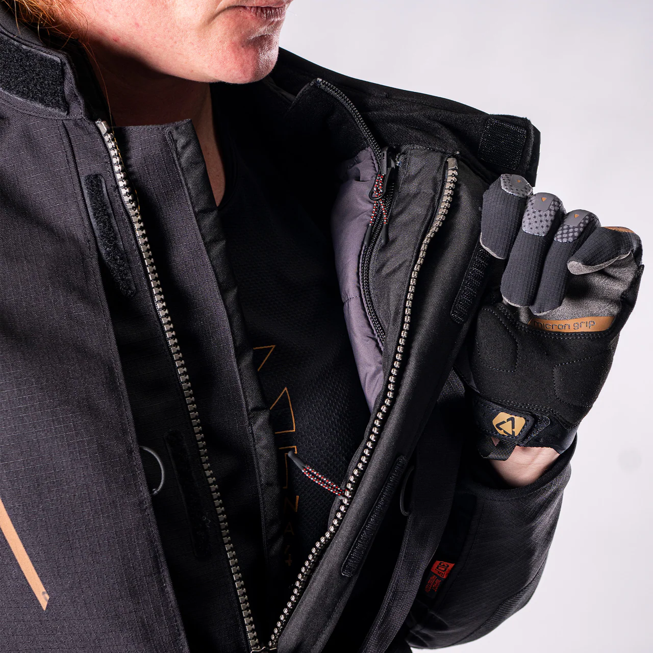 Jacket ADV DriTour 5.5 Women - Stealth Black/Grey - Image 7