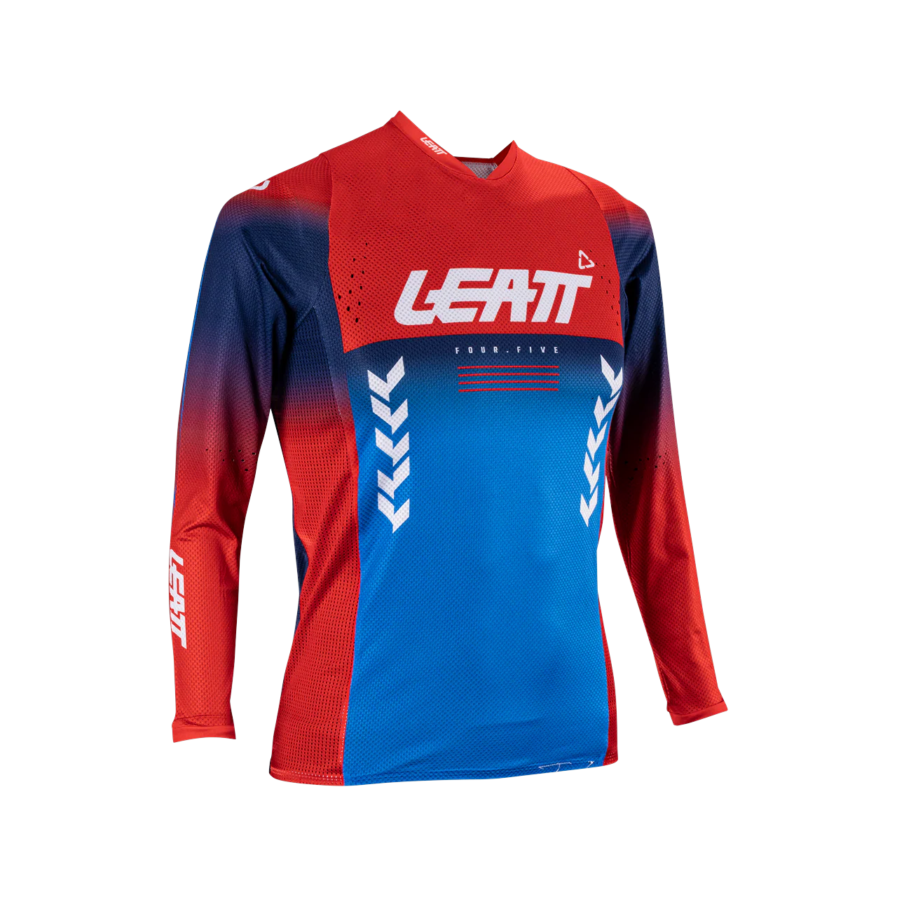 Jersey Moto 4.5 Jr - Royal Blue/Red - Image 3