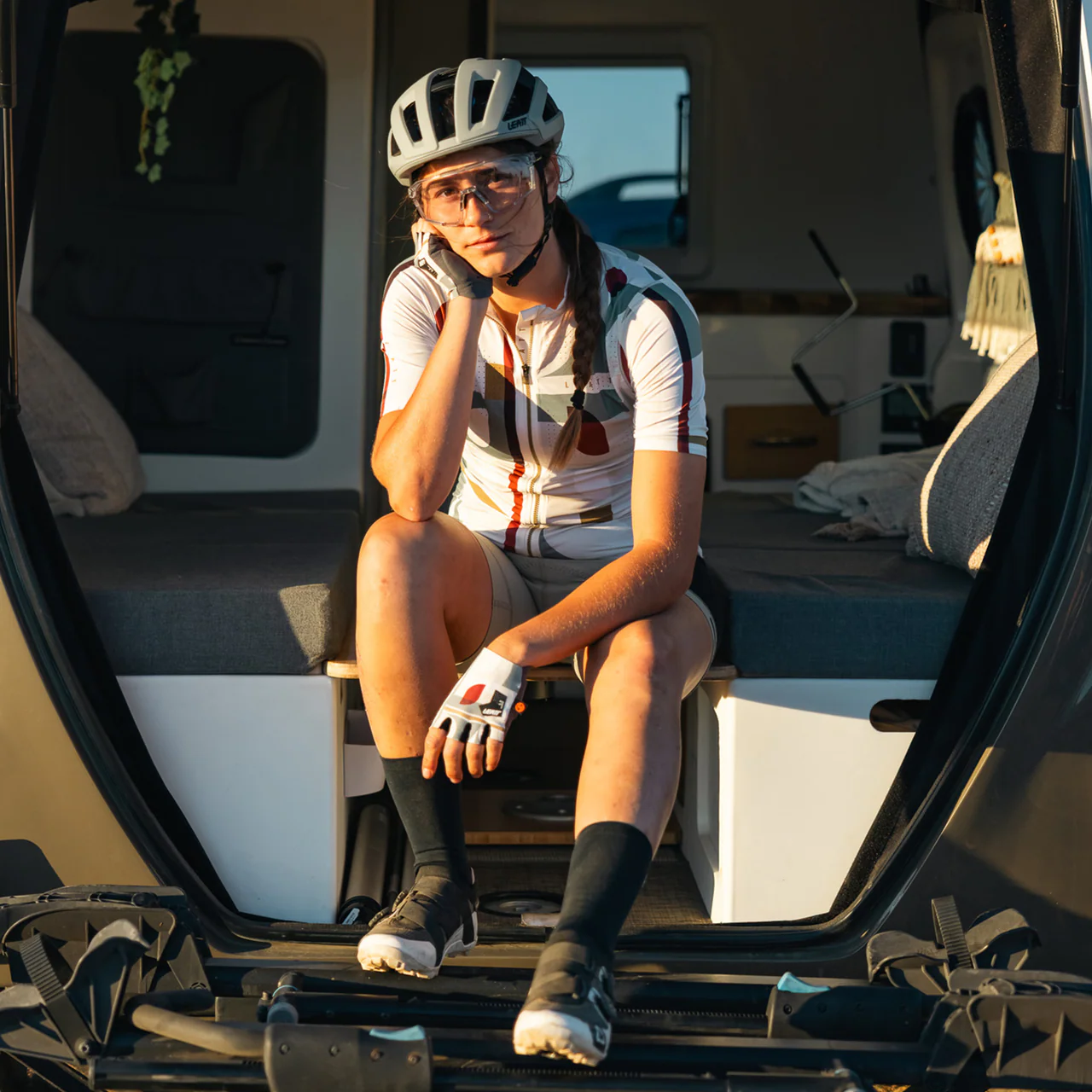 Jersey MTB Endurance 5.0 Cargo Women - White Canvas - Image 5