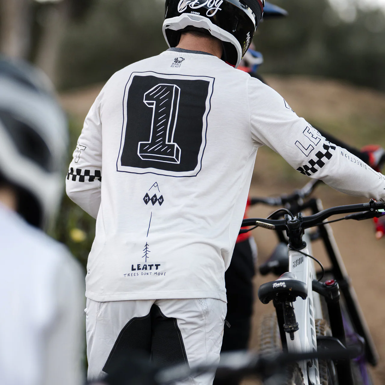 Jersey MTB Gravity 3.0 Long Sleeve - Cream White - Image 4