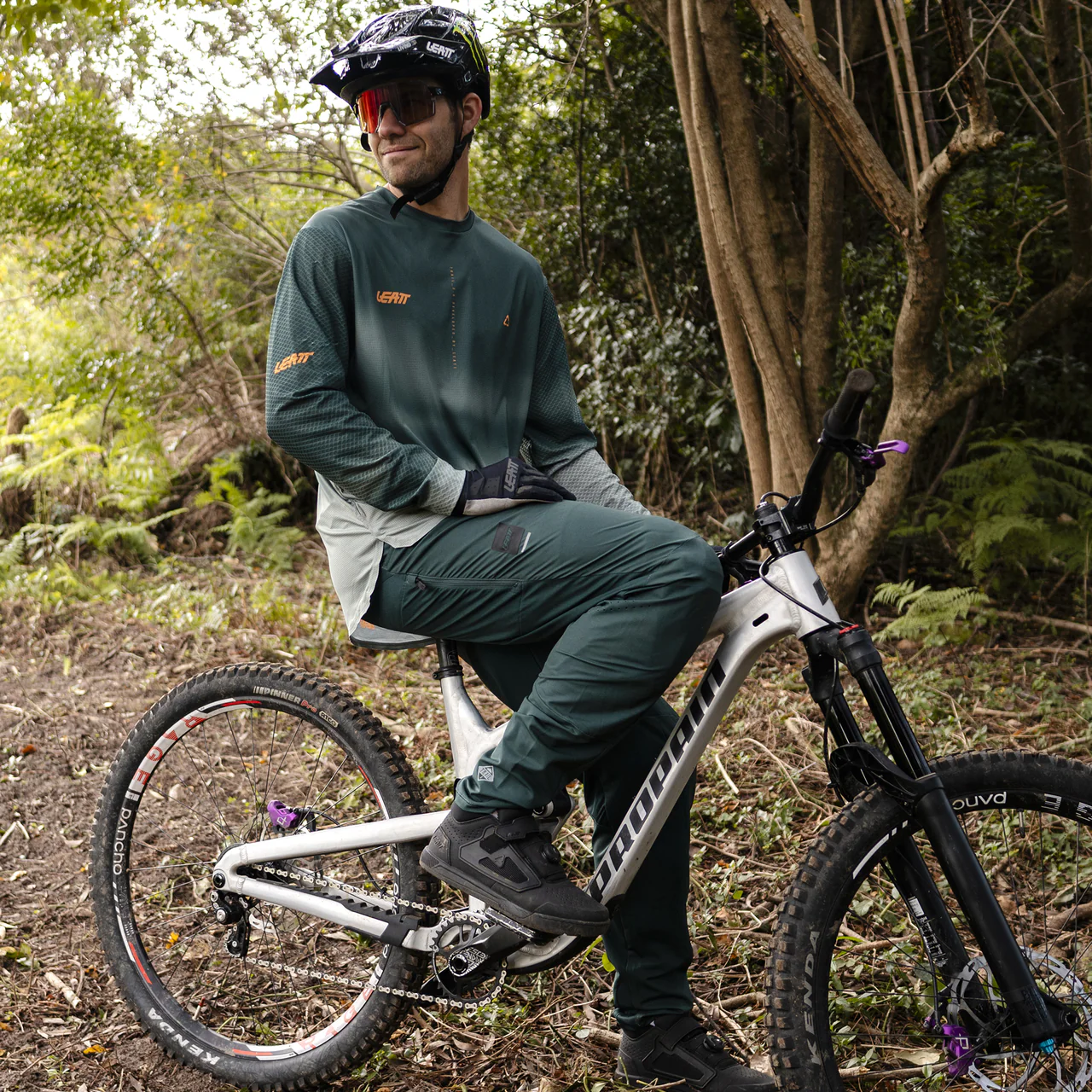 Jersey MTB Trail 3.0 Long Sleeve - Spruce Green - Image 6