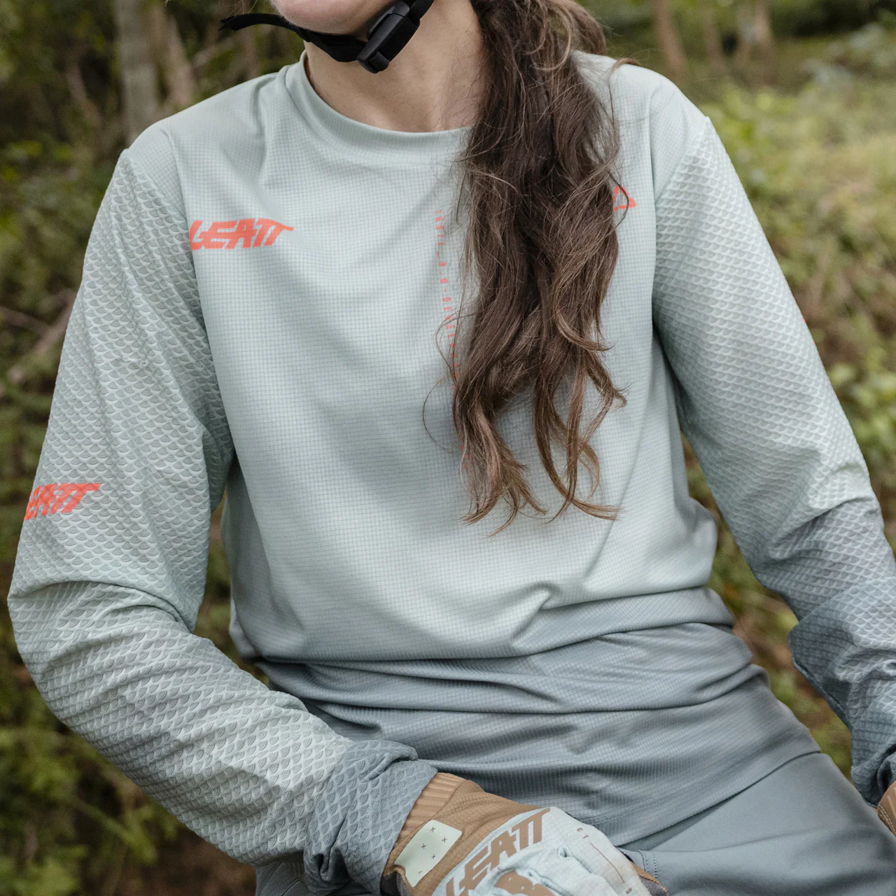 Jersey MTB Trail 3.0 Long Sleeve Women - Mist Green - Image 6