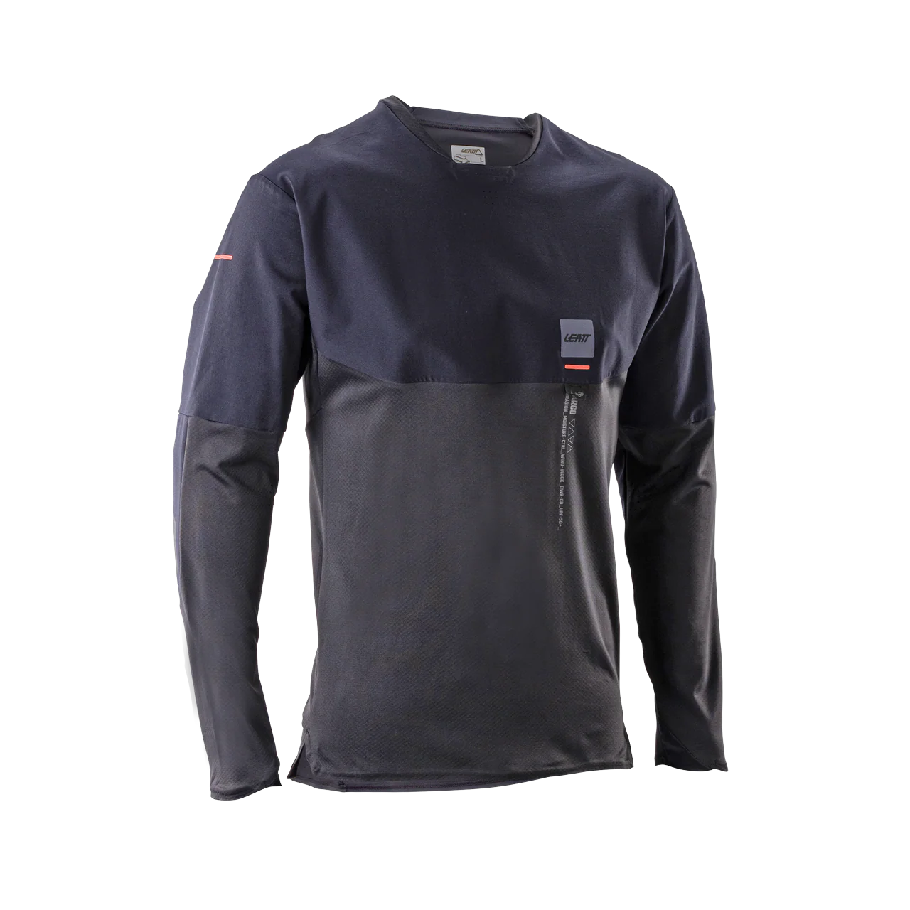 Jersey MTB Trail 6.0 Cargo Long Sleeve - Ghost Black