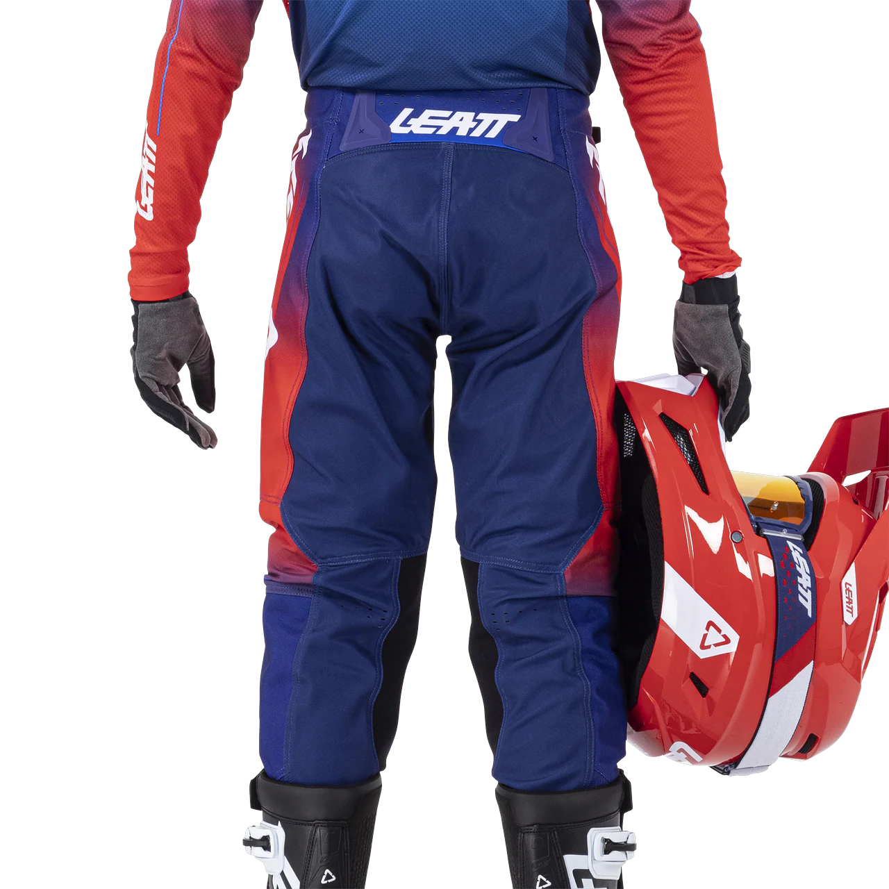 Pant Moto 4.5 Jr - Royal Blue/Red - Image 4