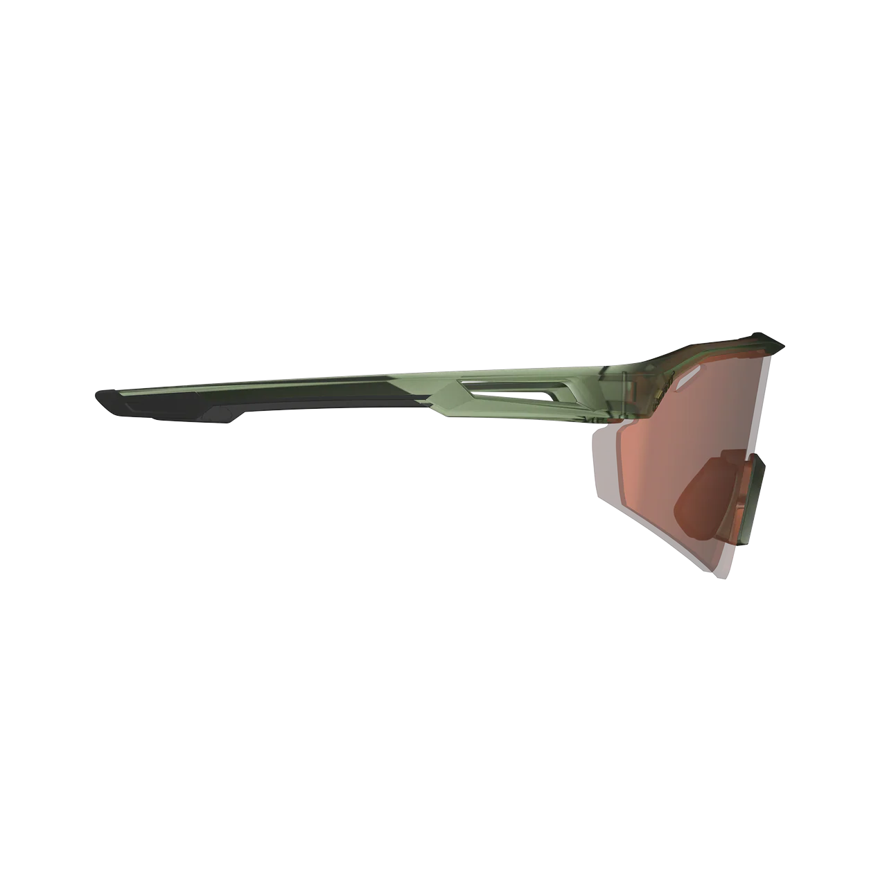 Sunglasses SpeedViz Lite - Satin Green Iriz Silver 30 VLT - Image 4