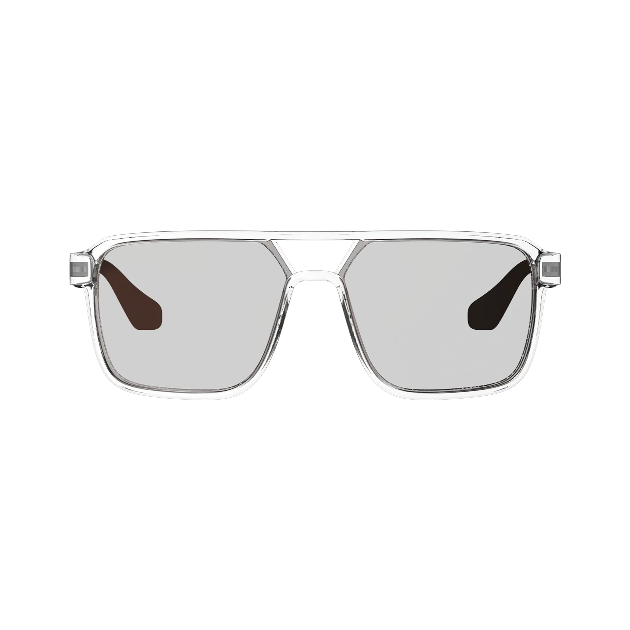 Sunglasses TheViz Pyrenees - Clear/Silver Polarized Silver 34% VLT - Image 2