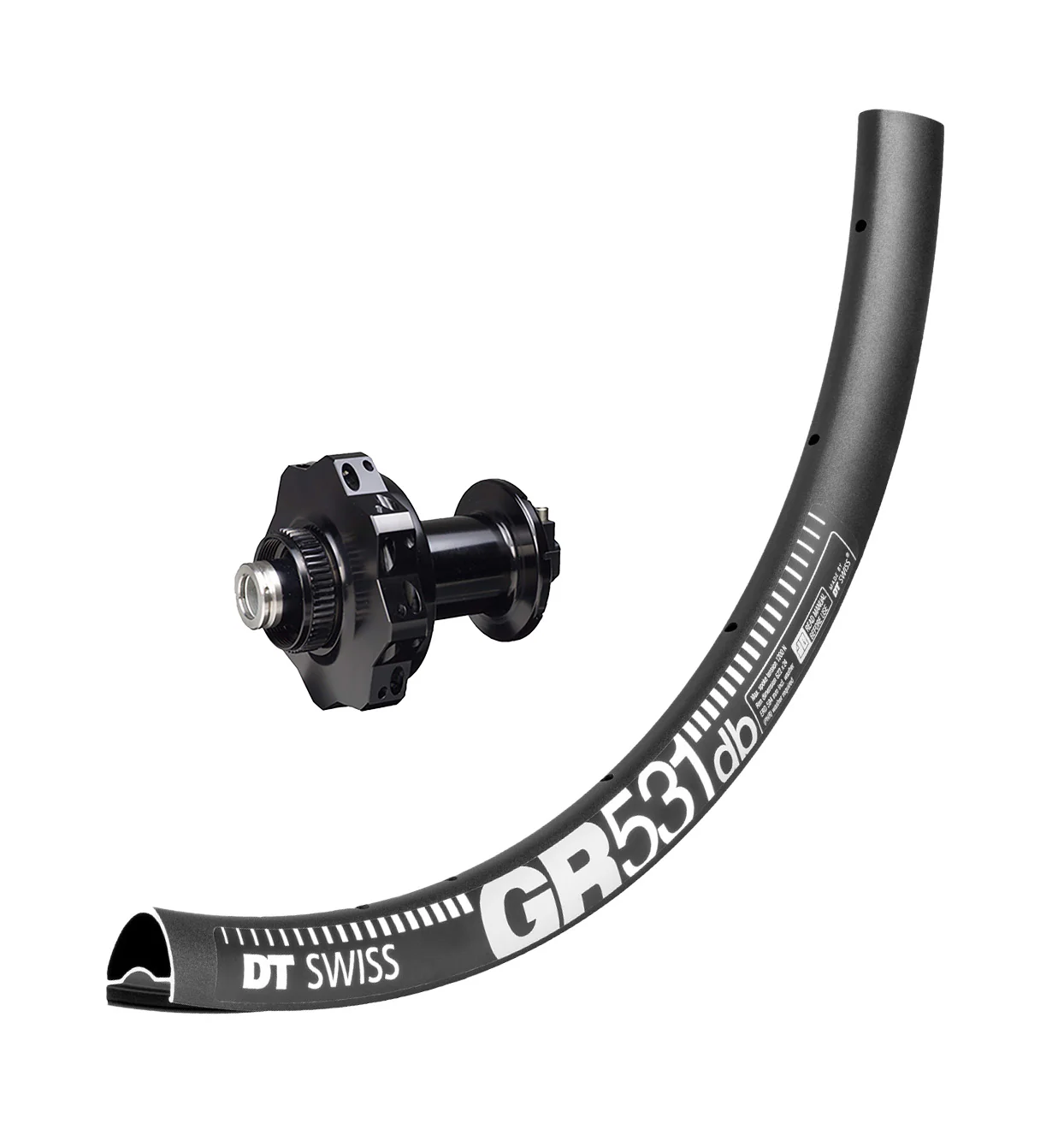 29 S Laufrad, DT Swiss GR 531, Center Lock, 32 Loch - schwarz