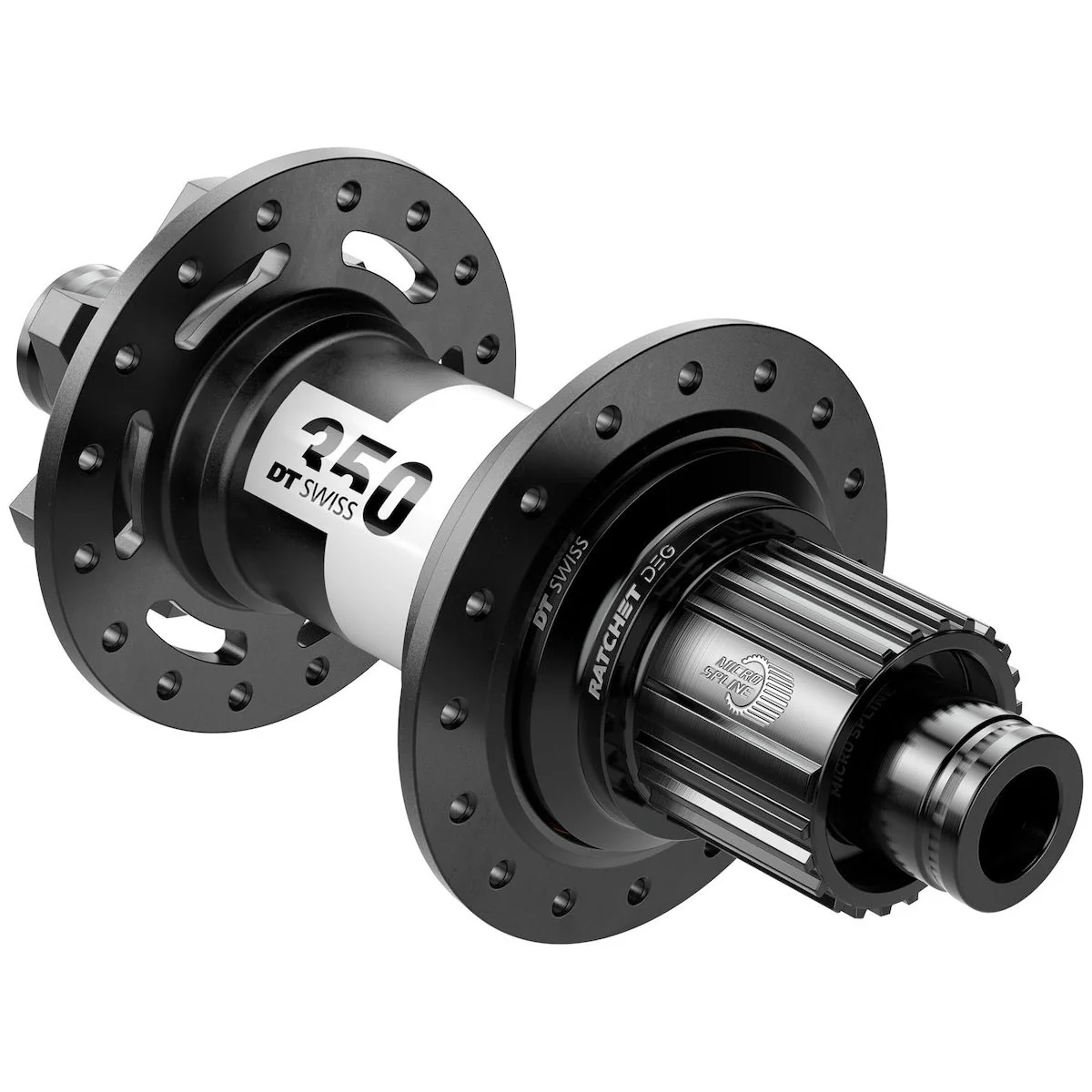 350 DEG Classic 6-Loch MTB Nabe, HR 12/148 mm Boost, 28 Loch - Shimano Micro Spline
