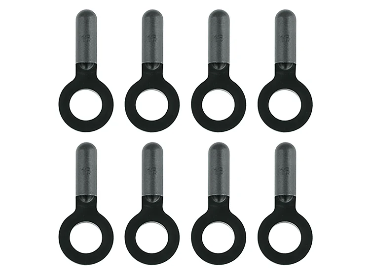 8er Set Strebenschutzkappe - schwarz