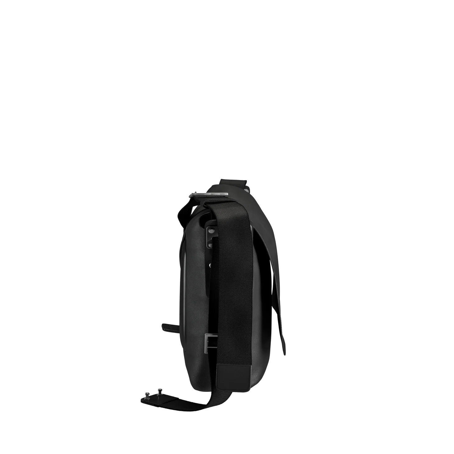 Barbican Cotton Canvas Shoulder Bag - total black - Image 5