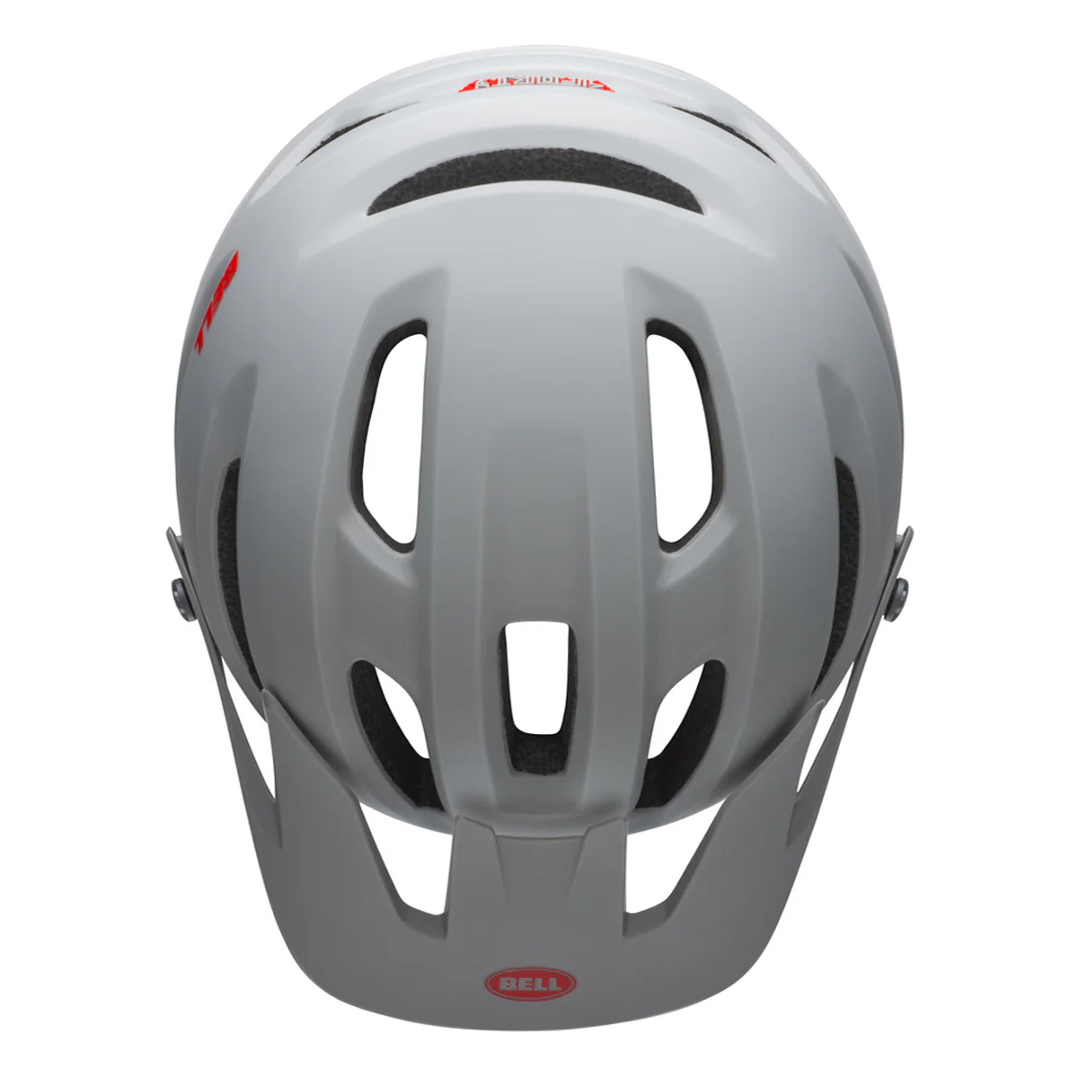 4FORTY Mips Fahrradhelm - Grau/Rot - Image 10