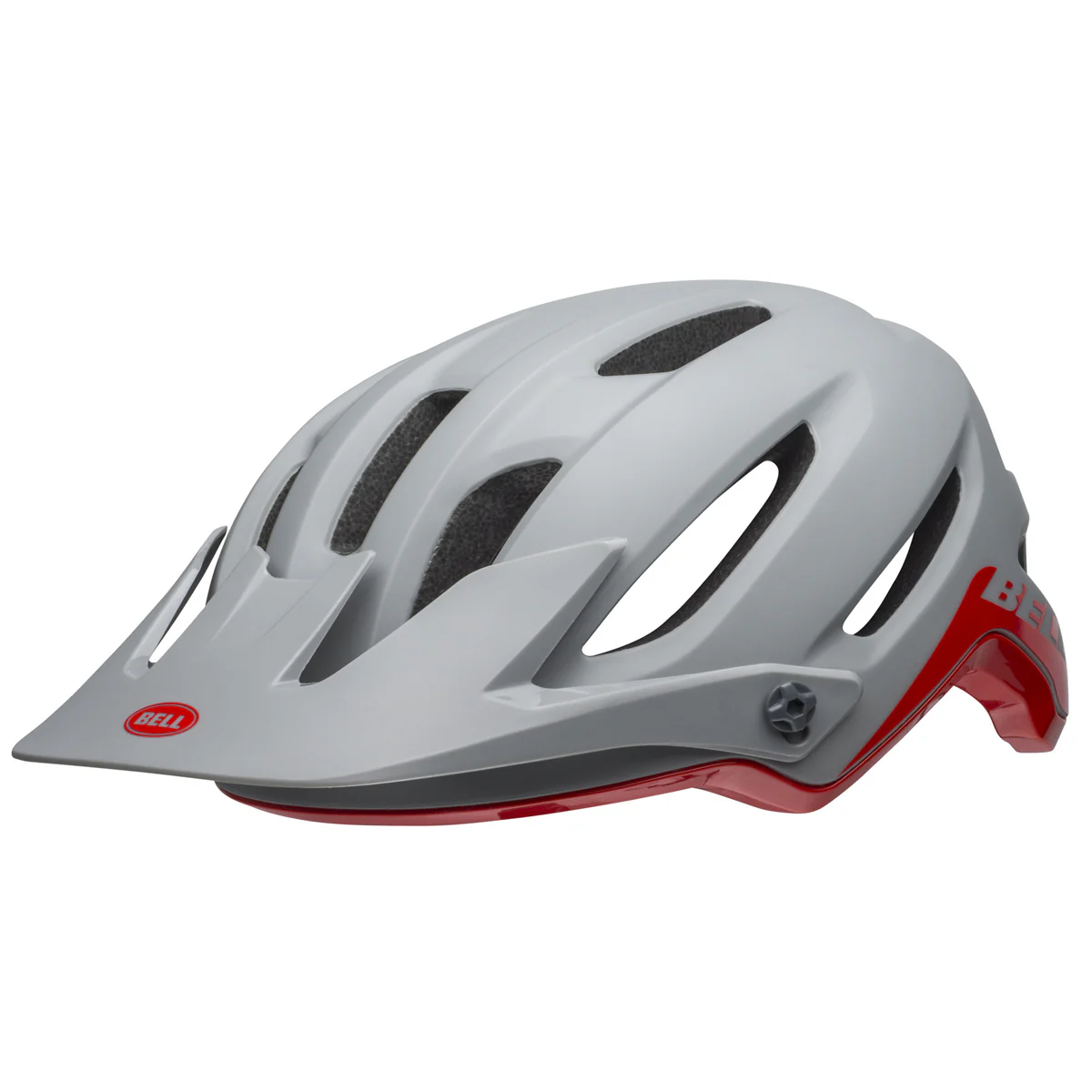4FORTY Mips Fahrradhelm - Grau/Rot - Image 6