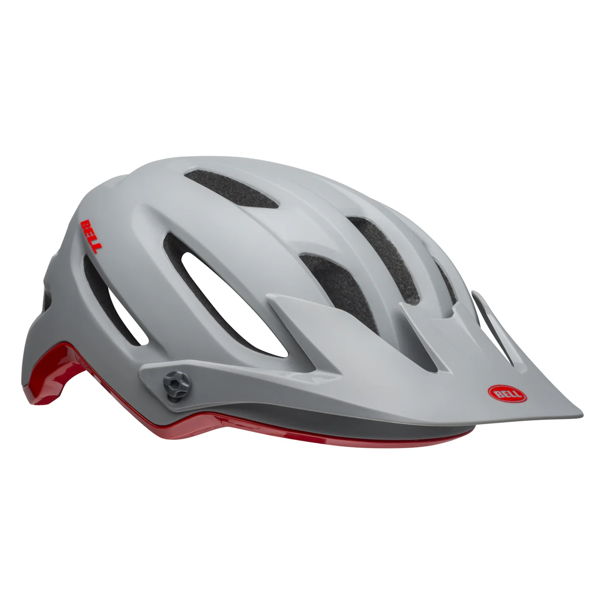 4FORTY Mips Fahrradhelm - Grau/Rot - Image 7