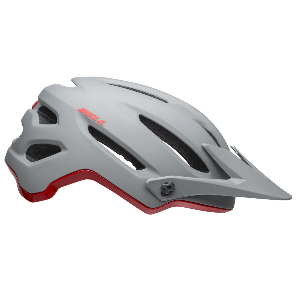 4FORTY Mips Fahrradhelm - Grau/Rot - Image 8