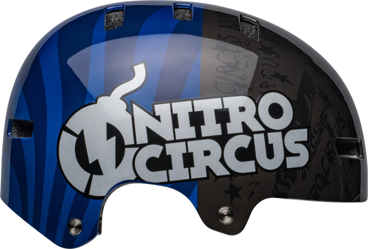 LOCAL Fahrradhelm - gloss navy/sliver nitro - Image 10