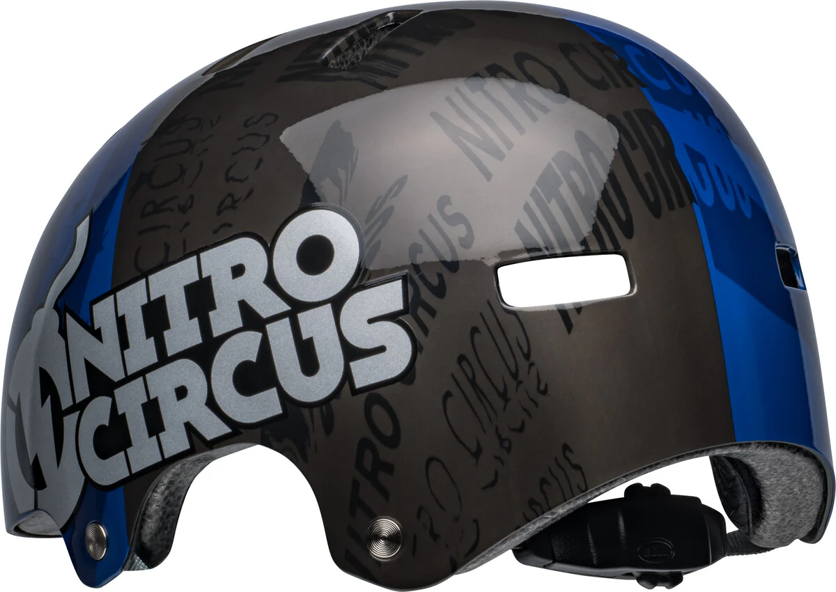 LOCAL Fahrradhelm - gloss navy/sliver nitro - Image 5