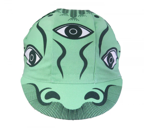 Cycling Cap - Green Demon - Image 4