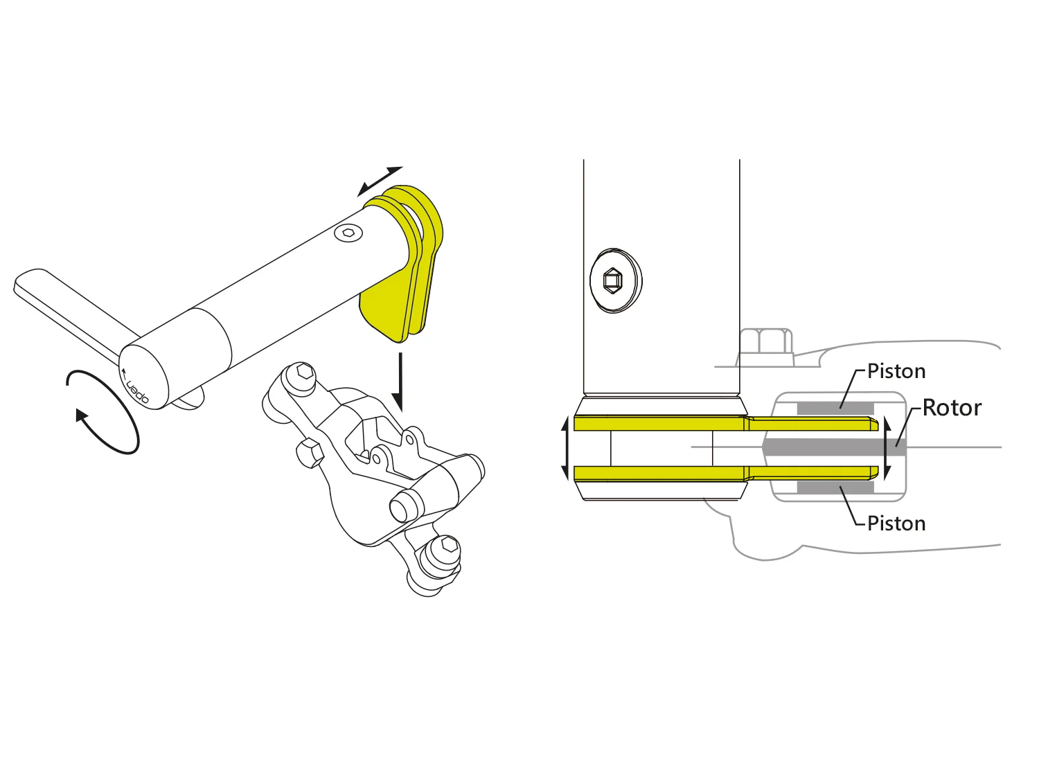 Disc Brake Piston Pusher - Schwarz - Image 2
