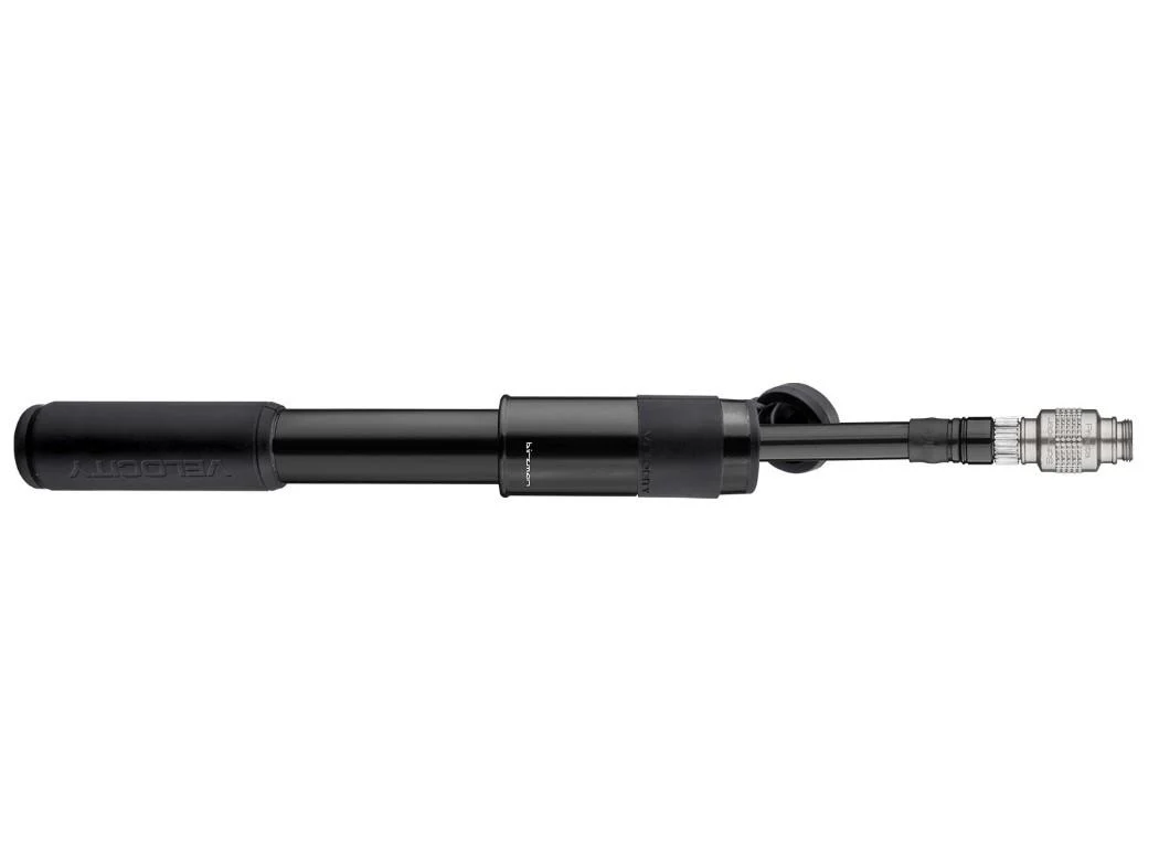 Velocity Road Mini Pumpe, 160PSI, threaded valve head, black - Image 3