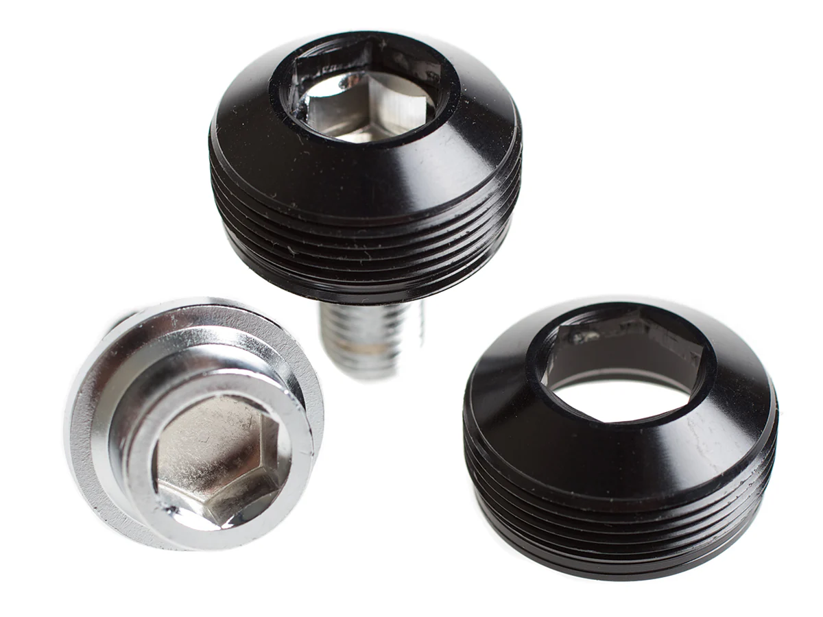 Alloy Cup Crank Bolts - Kurbelschrauben - Schwarz
