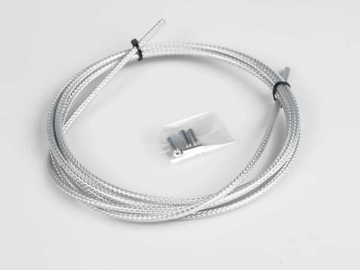 Bremszughülle 2,5m - carbon silber
