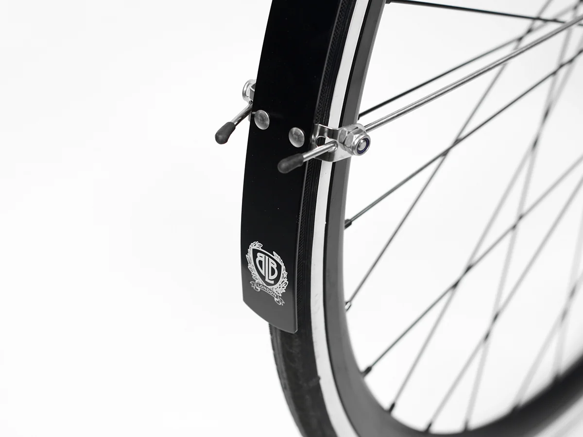 Classic Alloy Schutzbleche Set - VR + HR - schwarz poliert - Image 3