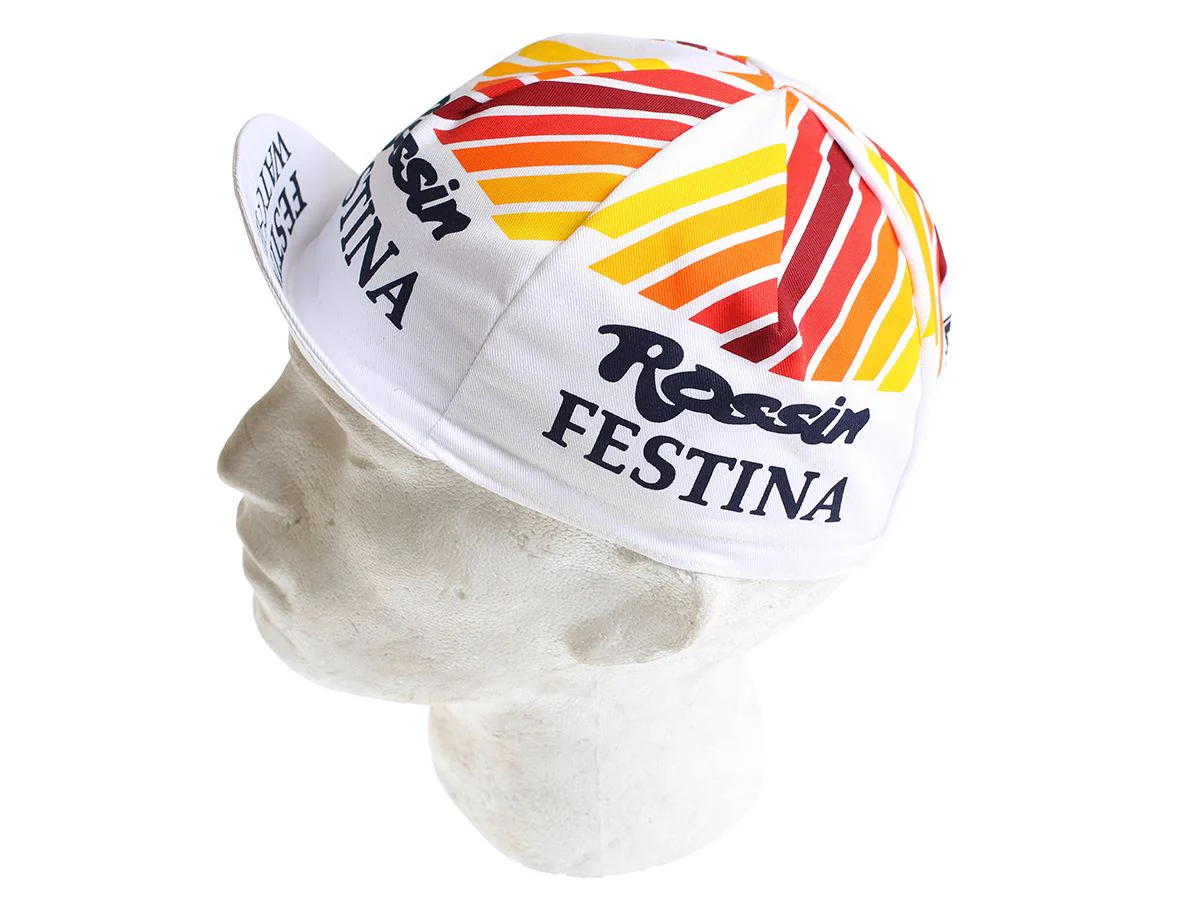 Vintage Cycling Cap - Rossin Festina - weiss - Image 3
