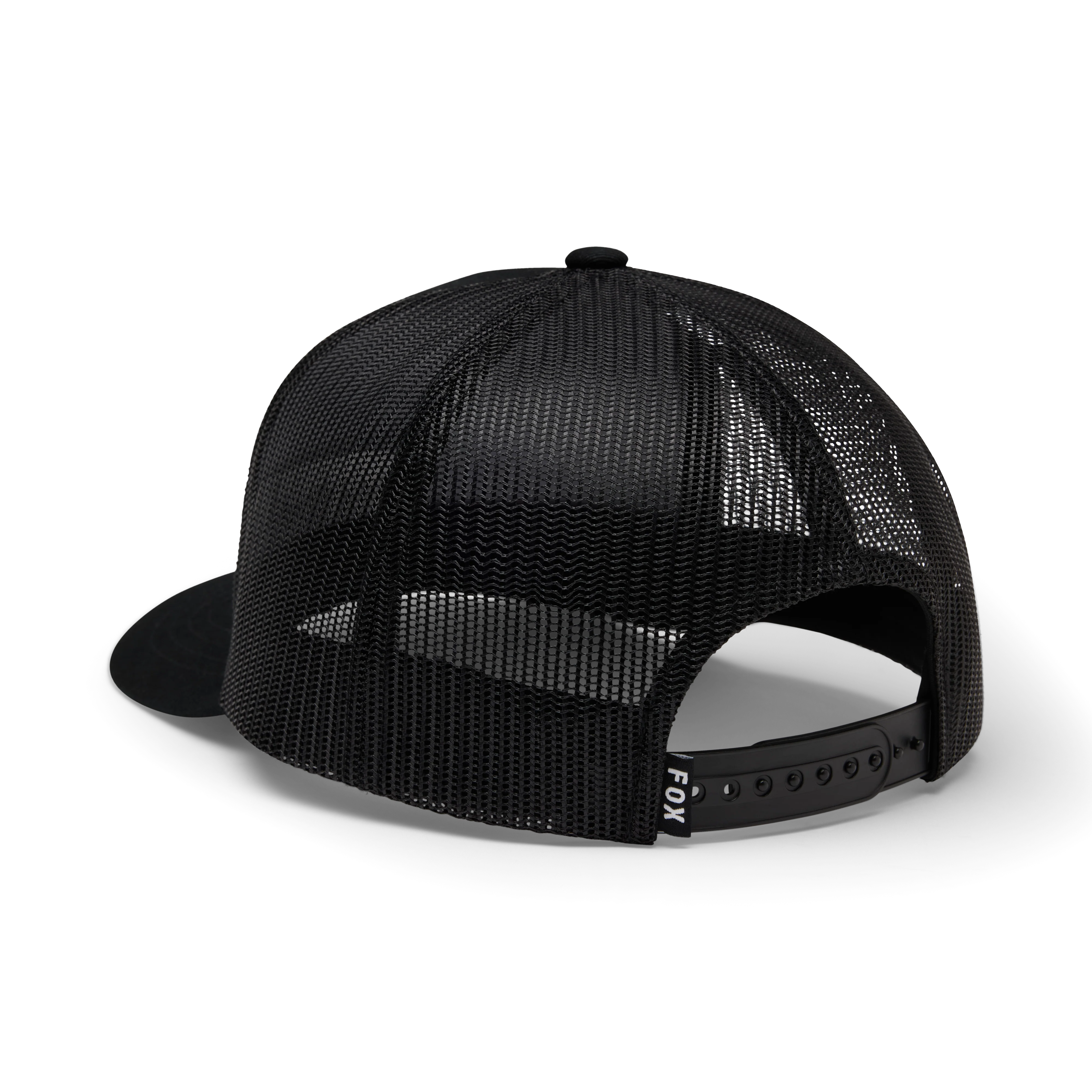 Block Mesh Trucker Hat - Black - Image 2